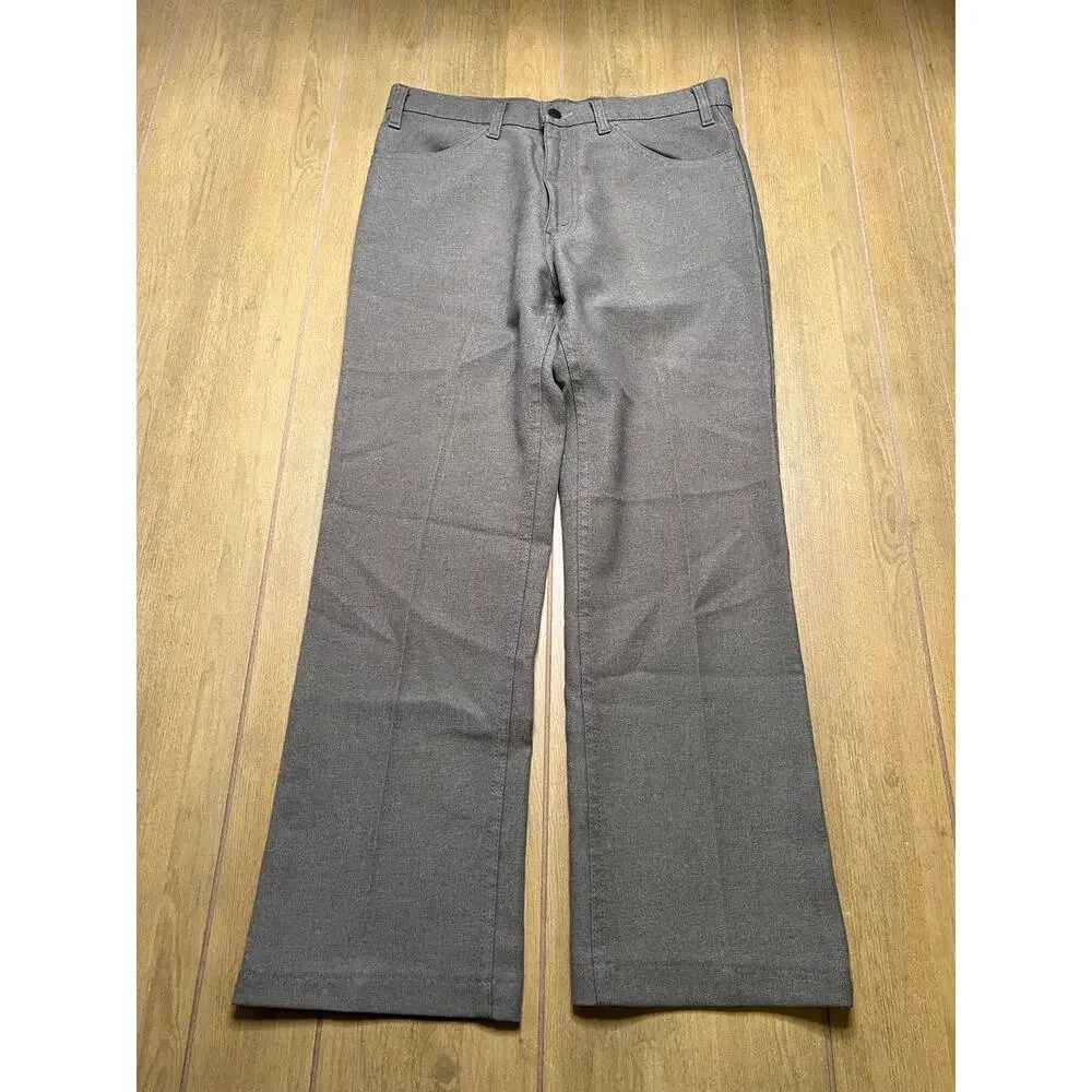 Vintage Levi’s Pants Mens 33x29 Brown Bootcut Talon Zip 70s 80s USA